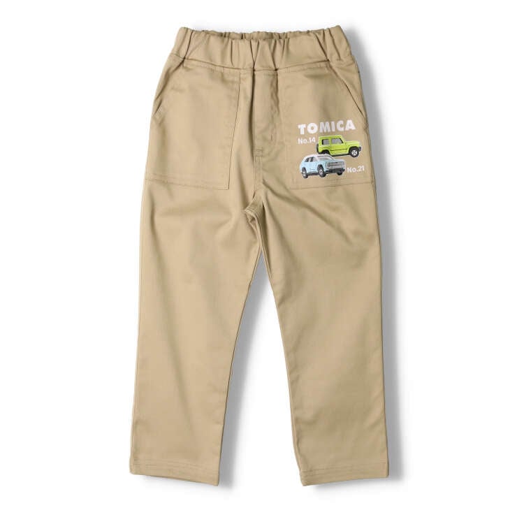 [Tomica] Car print twill pants