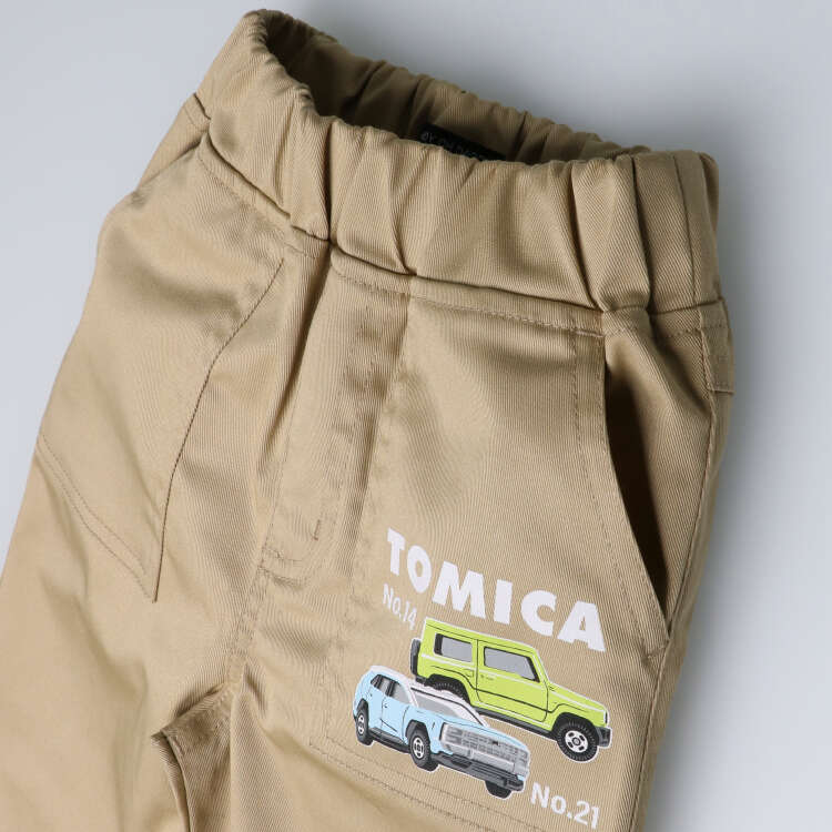 [Tomica] Car print twill pants