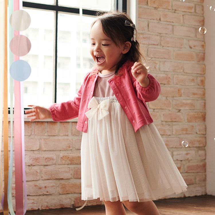 薄紗連衣裙（粉色，80cm）