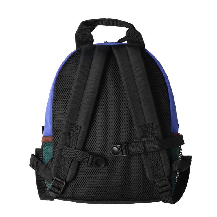 Water-repellent backpack with patch color scheme