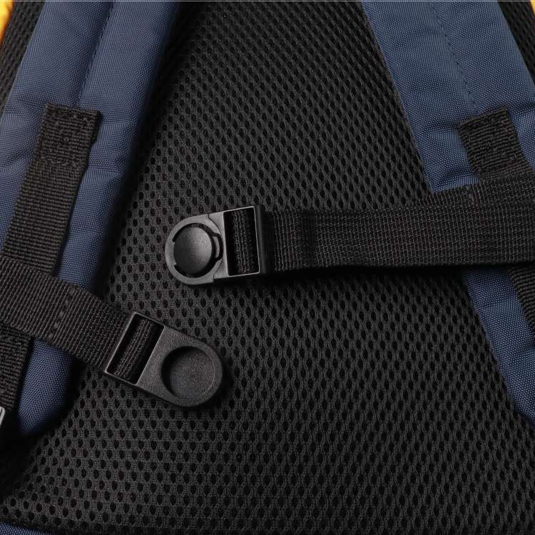 Water-repellent backpack with patch color scheme