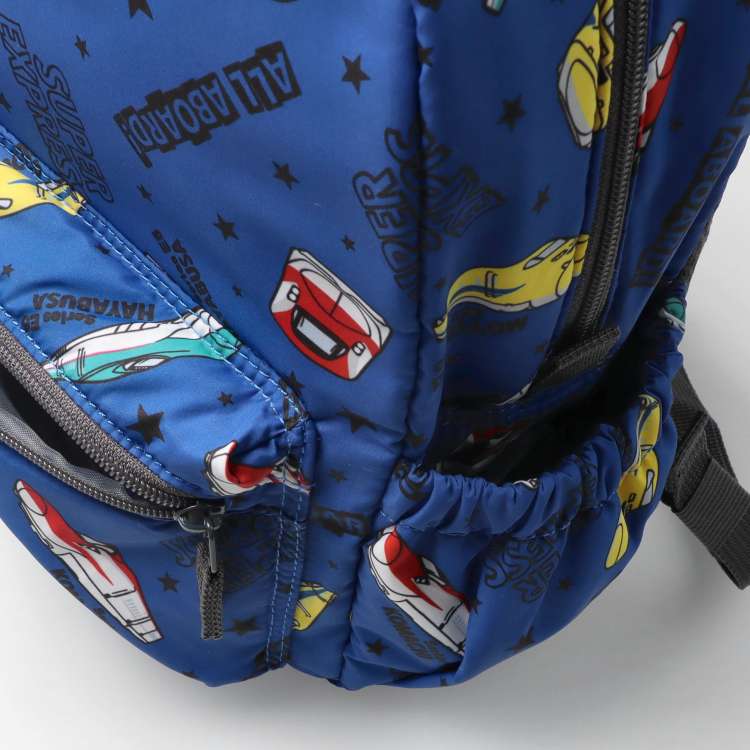 JR Shinkansen train pattern water-repellent backpack