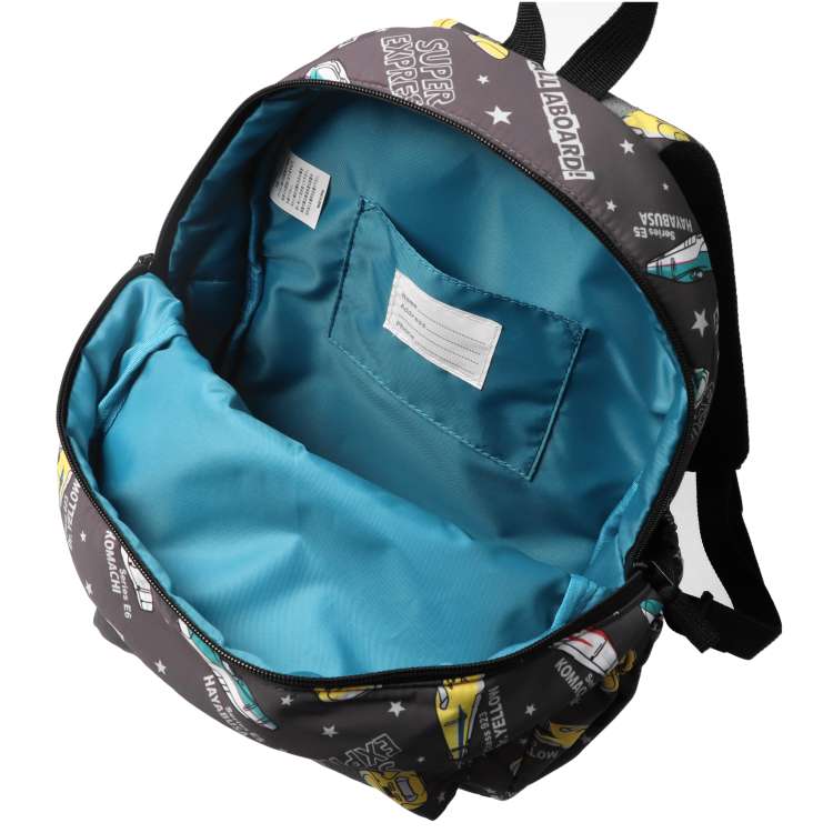 JR Shinkansen train pattern water-repellent backpack