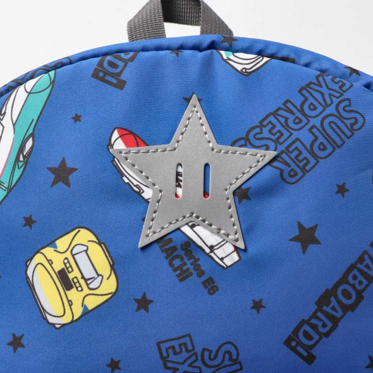 JR Shinkansen train pattern water-repellent backpack