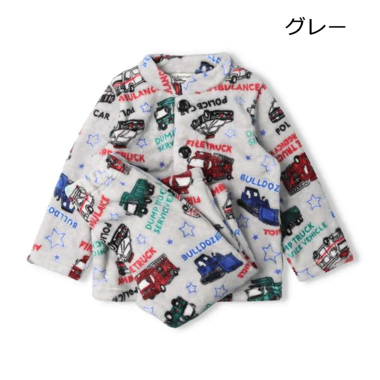 Working Car Boa Fleece Pajamas