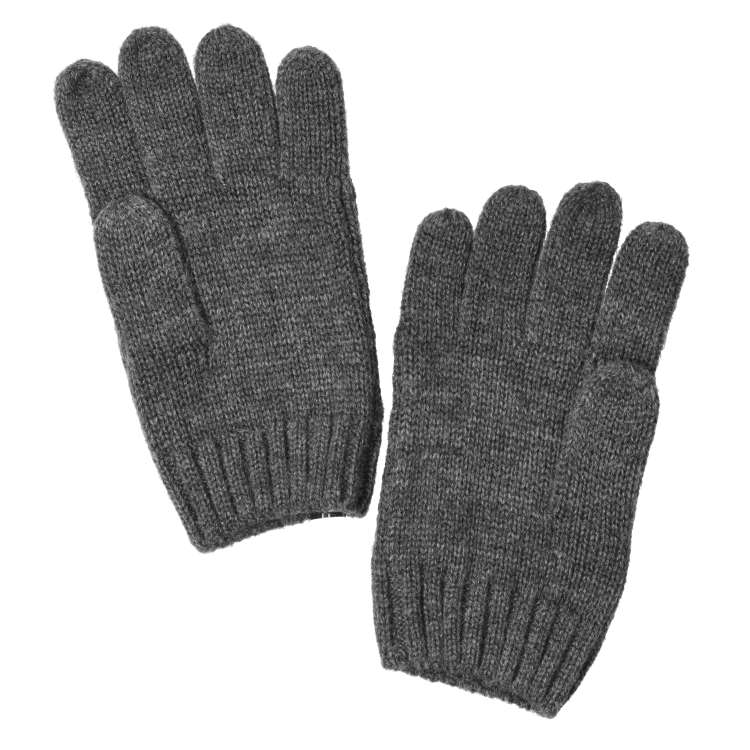 Cable knit gloves