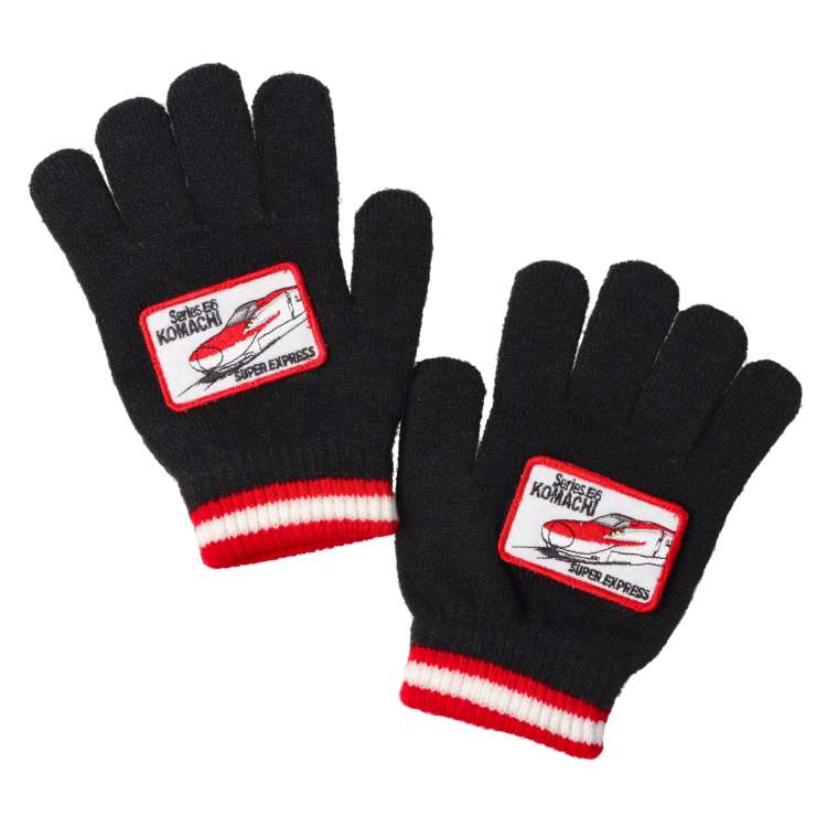 *JR Shinkansen train pattern gloves