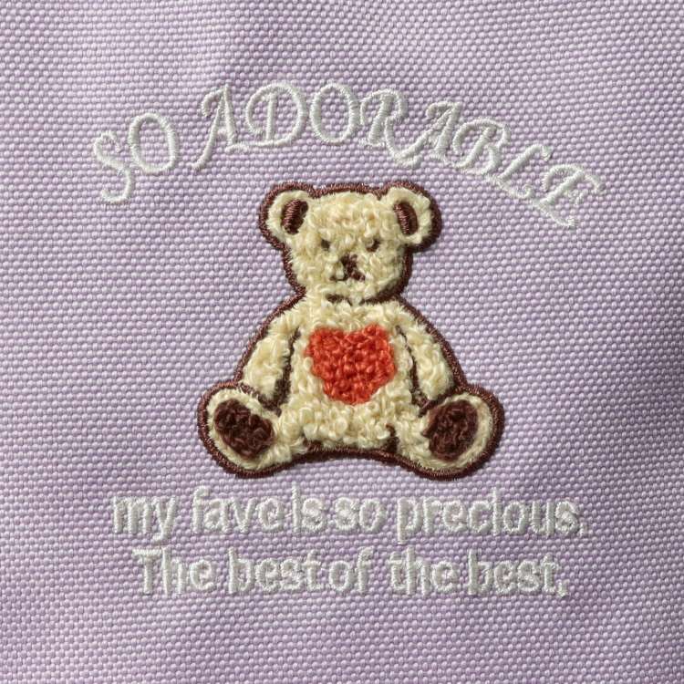 Bear embroidered backpack