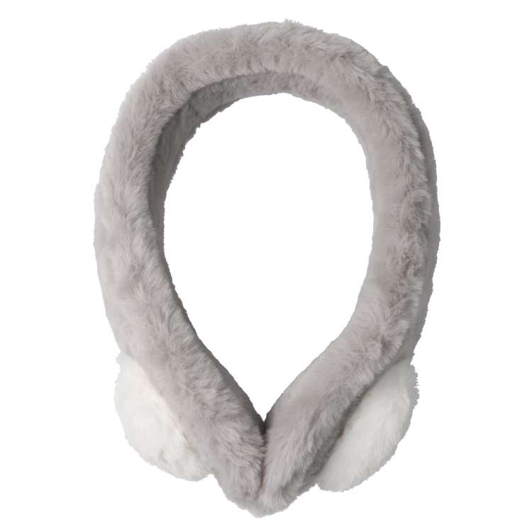 Fluffy heart faux fur earmuffs