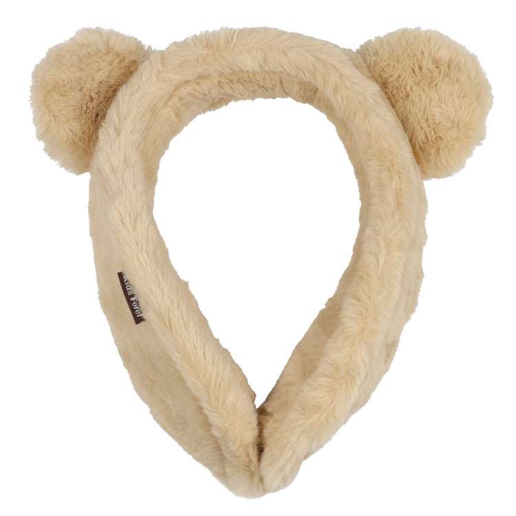 Fluffy bear and rabbit faux fur earmuffs