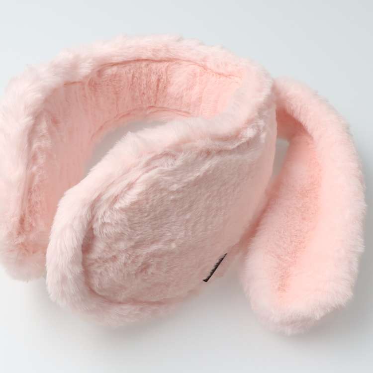 Fluffy bear and rabbit faux fur earmuffs