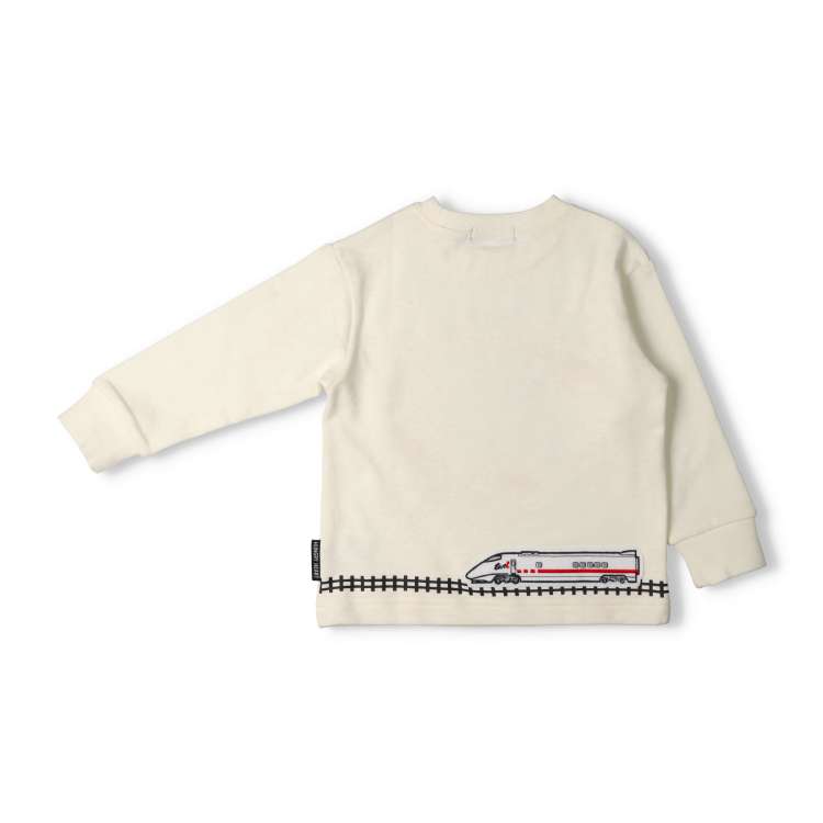 JR Shinkansen train round fleece sweatshirt