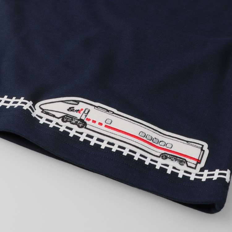 JR Shinkansen train round fleece sweatshirt