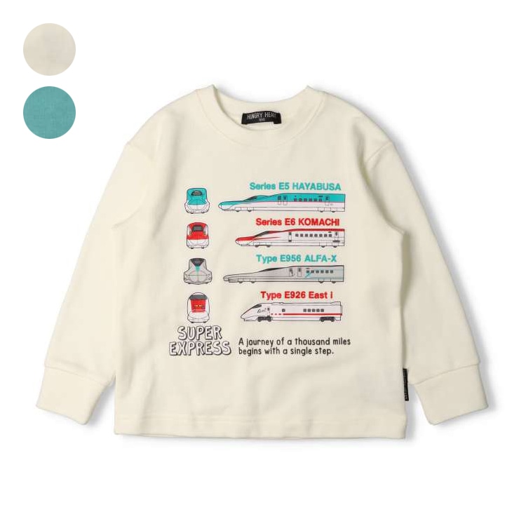 JR Shinkansen train fleece sweatshirt