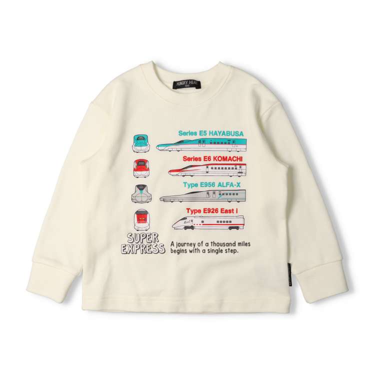 JR Shinkansen train fleece sweatshirt