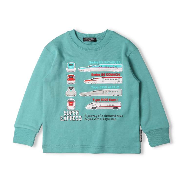 JR Shinkansen train fleece sweatshirt