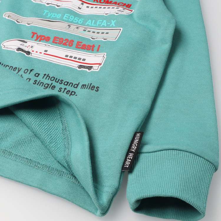 JR Shinkansen train fleece sweatshirt