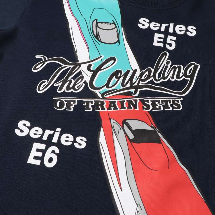 JR Shinkansen train connected fleece sweatshirt