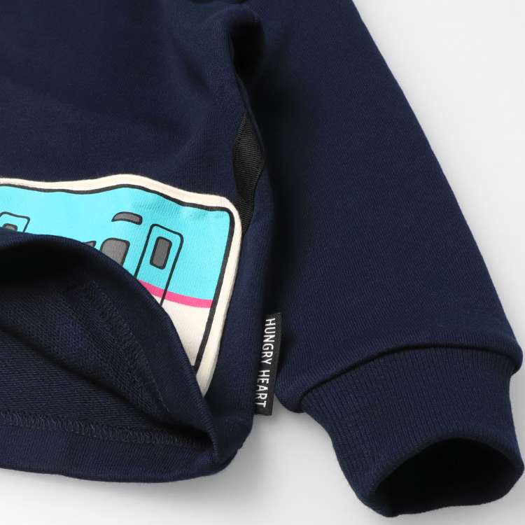 JR Shinkansen Train Pochette Fleece Sweatshirt