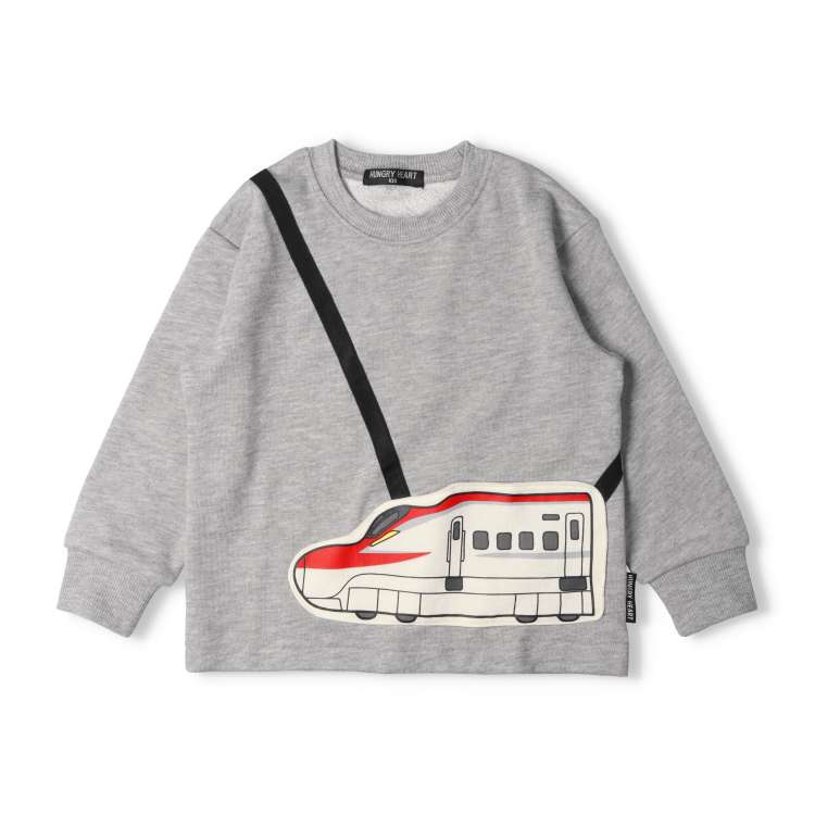 JR Shinkansen Train Pochette Fleece Sweatshirt