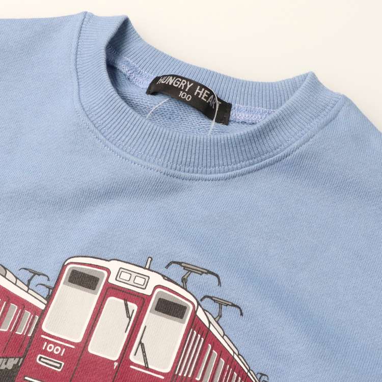 Hankyu Railway Line Map Fleece Sweatshirt