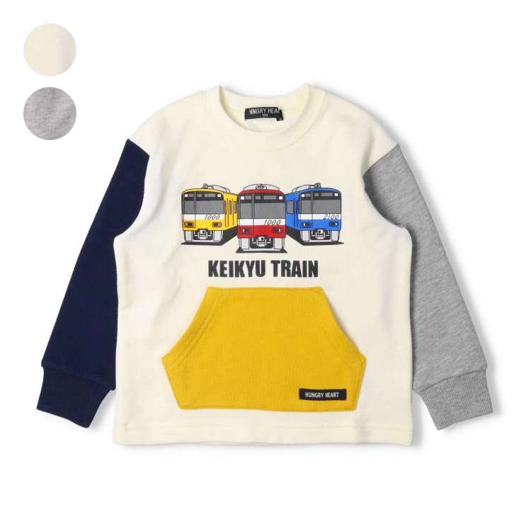 Keikyu Railway train group fleece sweatshirt