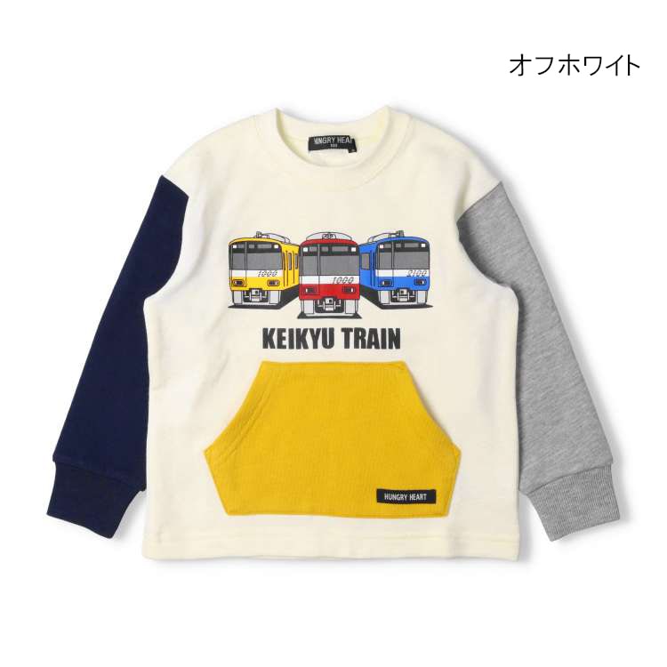 Keikyu Railway train group fleece sweatshirt