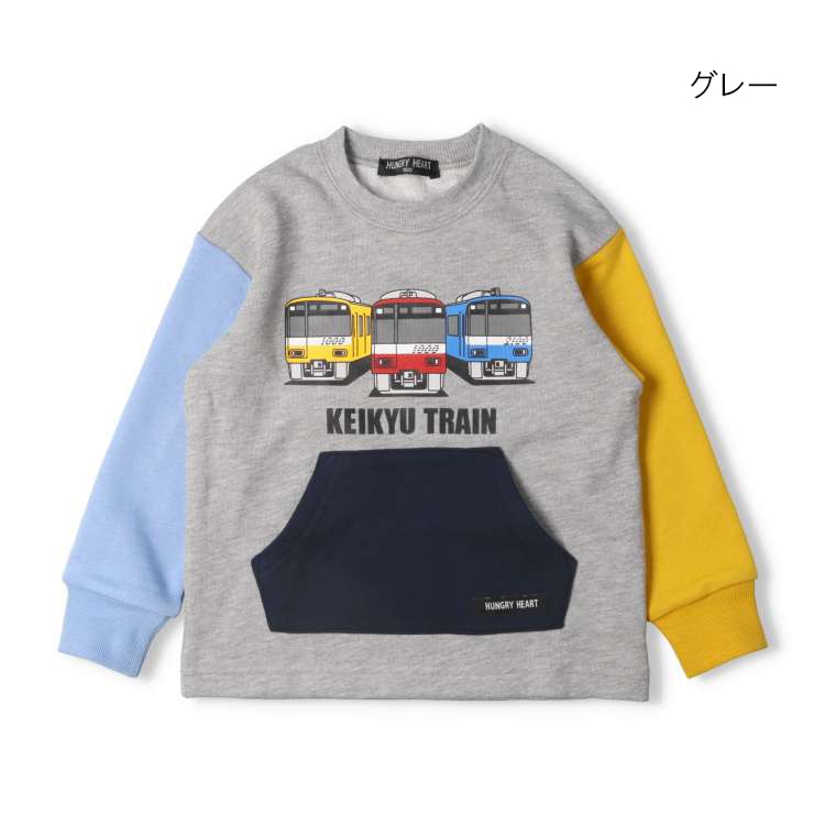 Keikyu Railway train group fleece sweatshirt