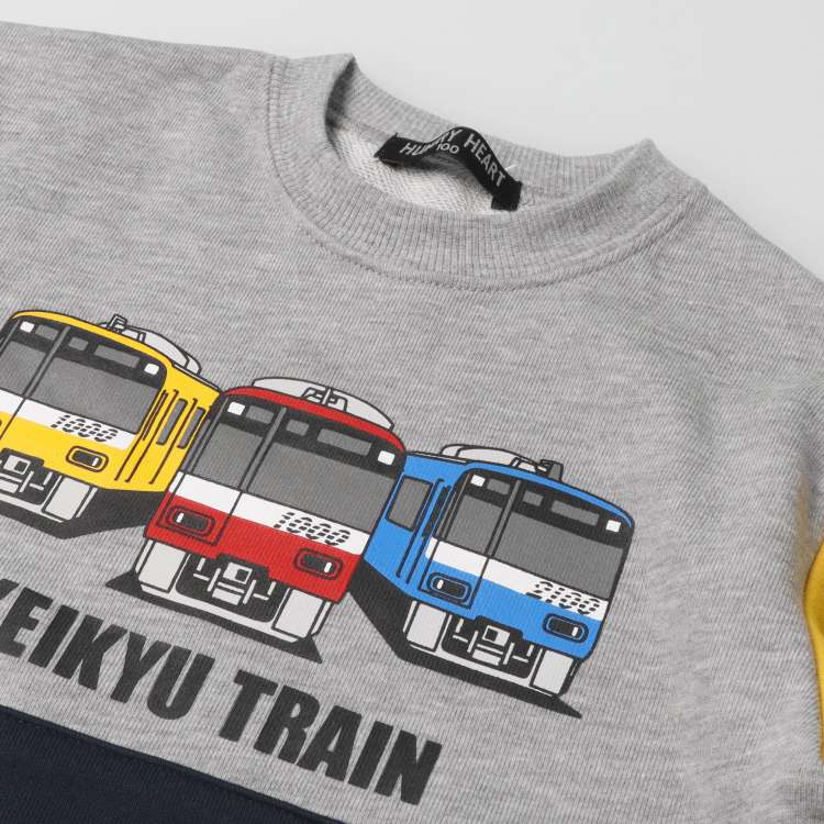 Keikyu Railway train group fleece sweatshirt