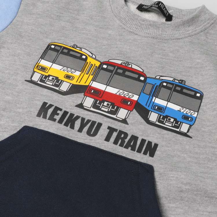 Keikyu Railway train group fleece sweatshirt