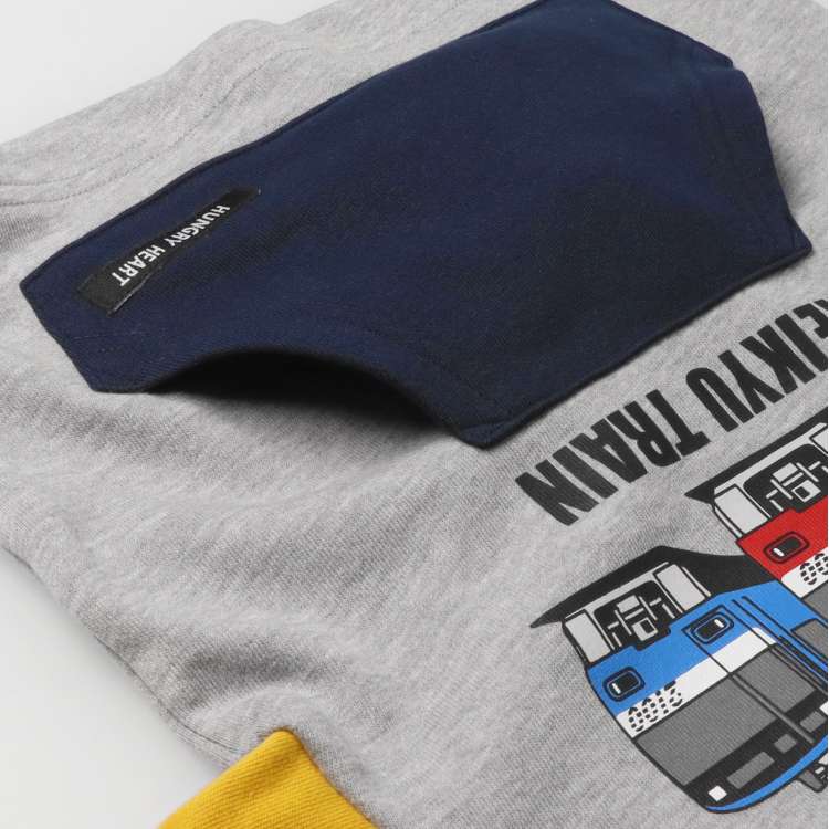 Keikyu Railway train group fleece sweatshirt