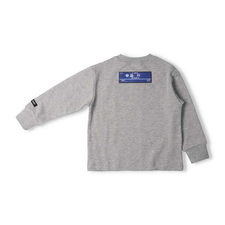 Keikyu Electric Railway train print fleece sweatshirt