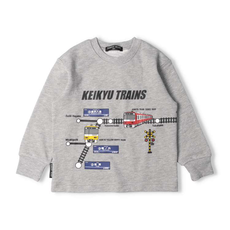 Keikyu Railway Line Map Fleece Sweatshirt