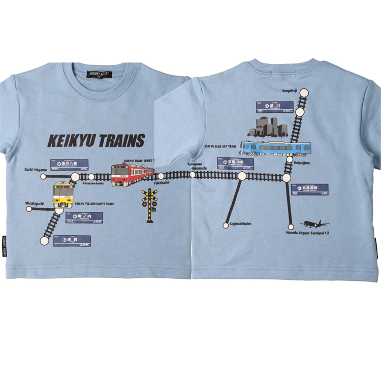 Keikyu Railway Line Map Fleece Sweatshirt