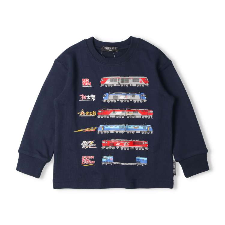 JR freight trains all together fleece sweatshirt