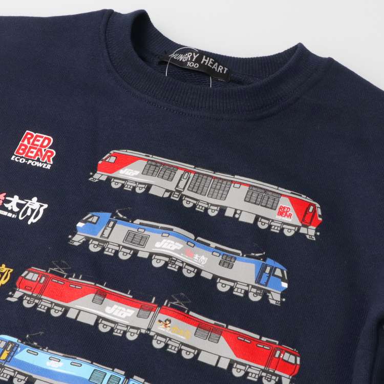 JR freight trains all together fleece sweatshirt