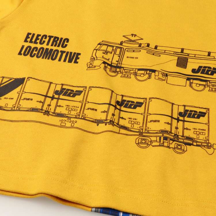 JR freight train flap mechanism fleece sweatshirt