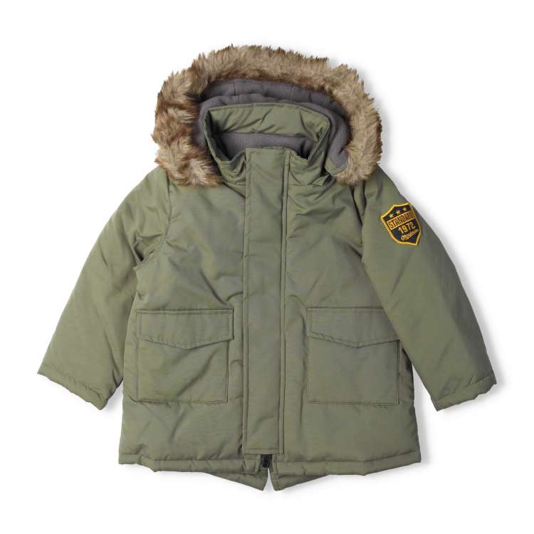 Mod-style padded jacket/coat