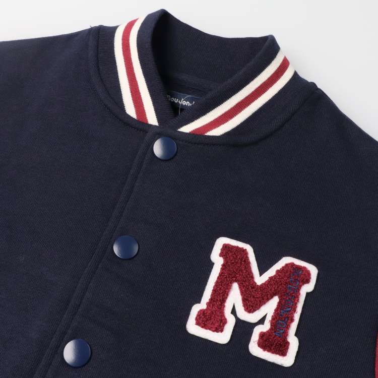 Logo Sagara Embroidered Fleece Stadium Jacket