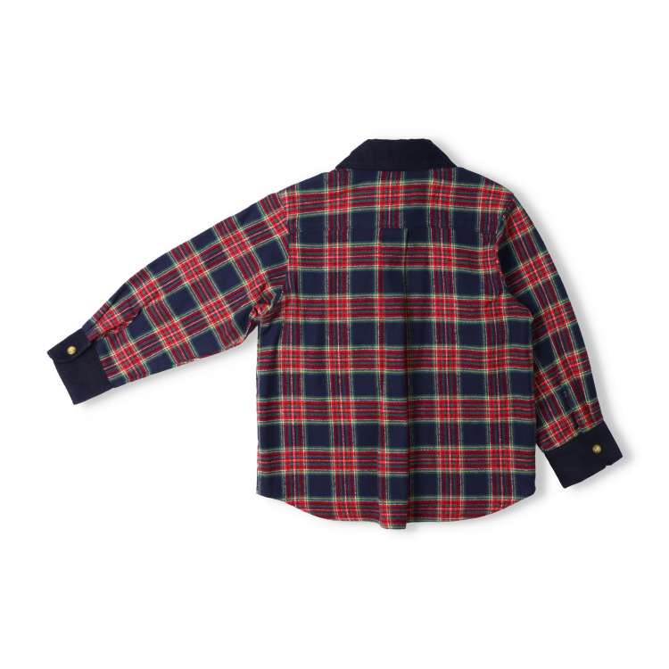 Tartan check flannel shirt