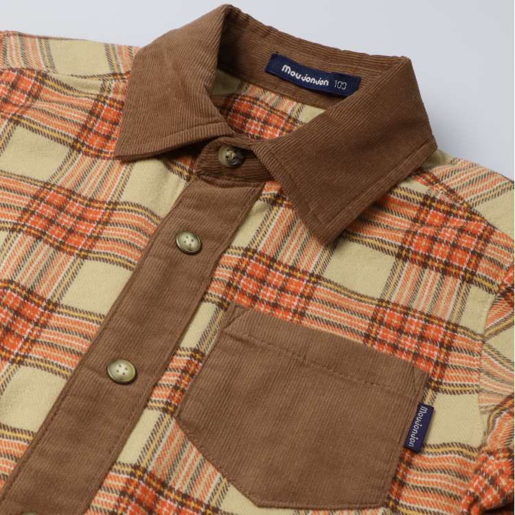 Tartan check flannel shirt