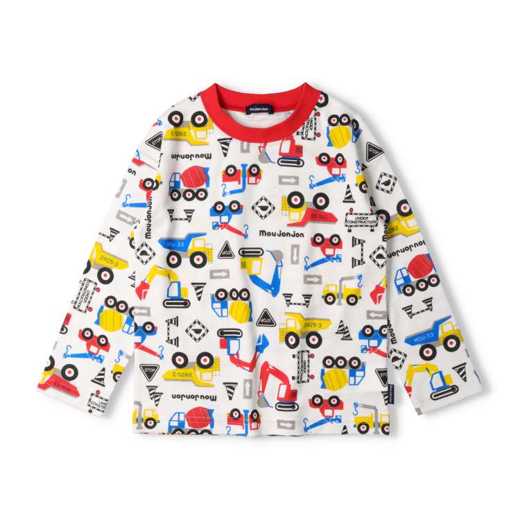 Working Cars All-Over Print Long Sleeve T-Shirt