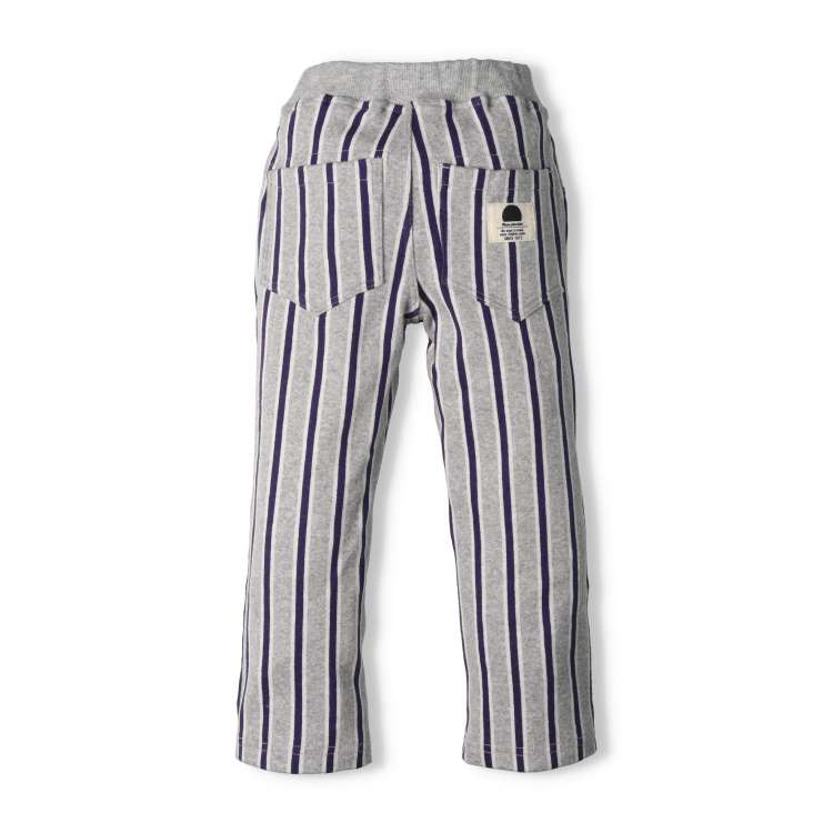 Striped jacquard pants