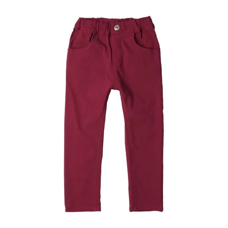 Stretch twill skinny pants