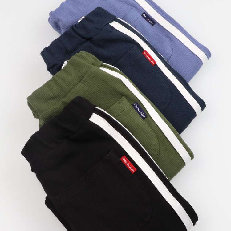 Lined ripple milling jogger pants