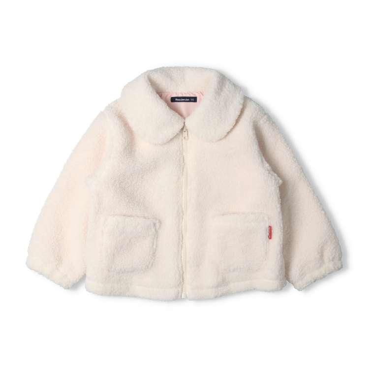 Collared fleece jacket