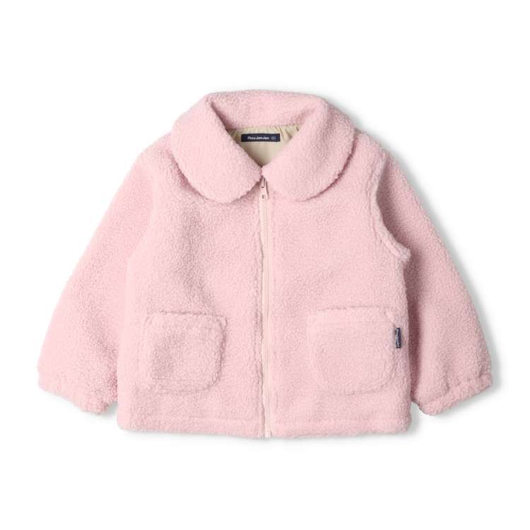 Collared fleece jacket