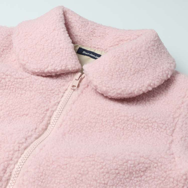 Collared fleece jacket