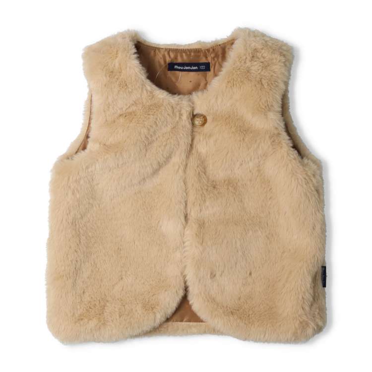 faux fur vest