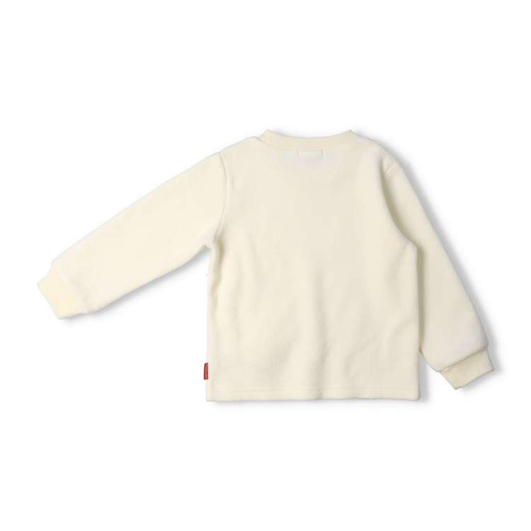 Cherry Pochette Boucle Fleece-Lined Sweatshirt